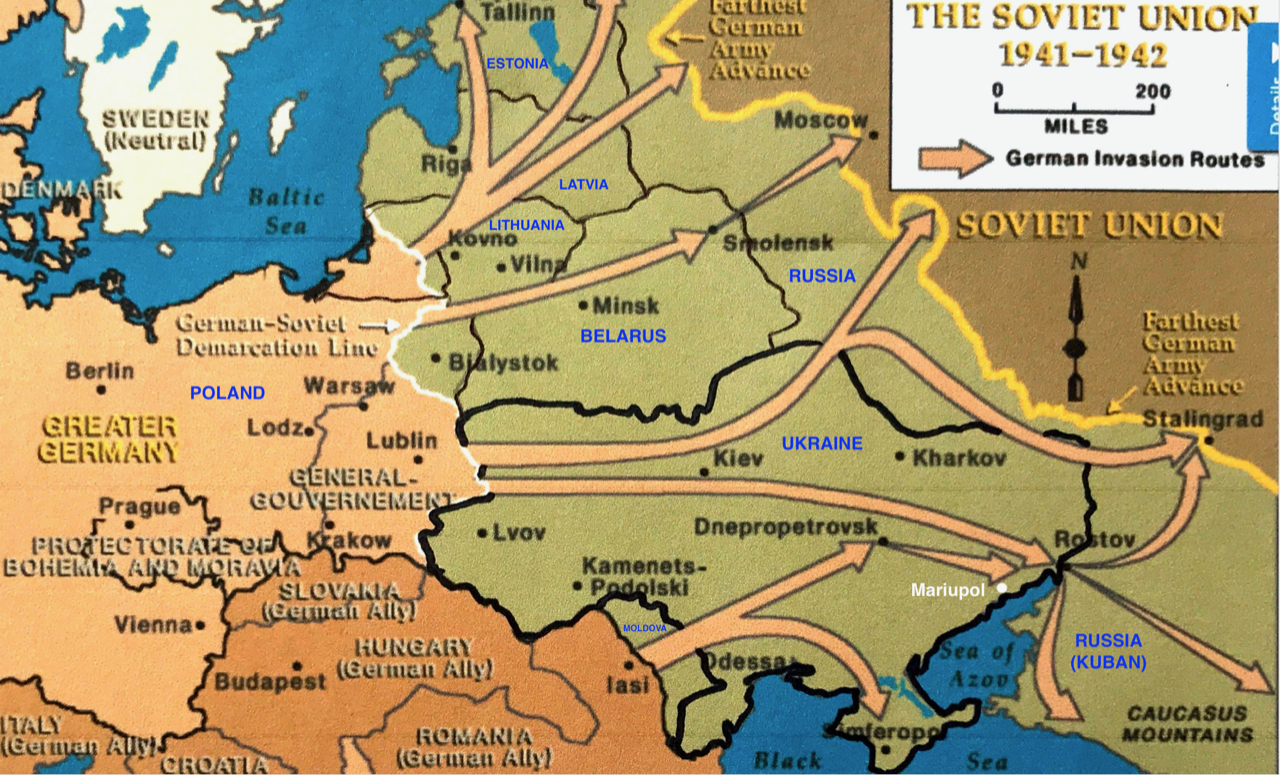 Операция Барбаросса карта. Карта Барбаросса 1941. Карта нападения на СССР 1941. Карта плана Барбаросса 1941. Во сколько было нападение
